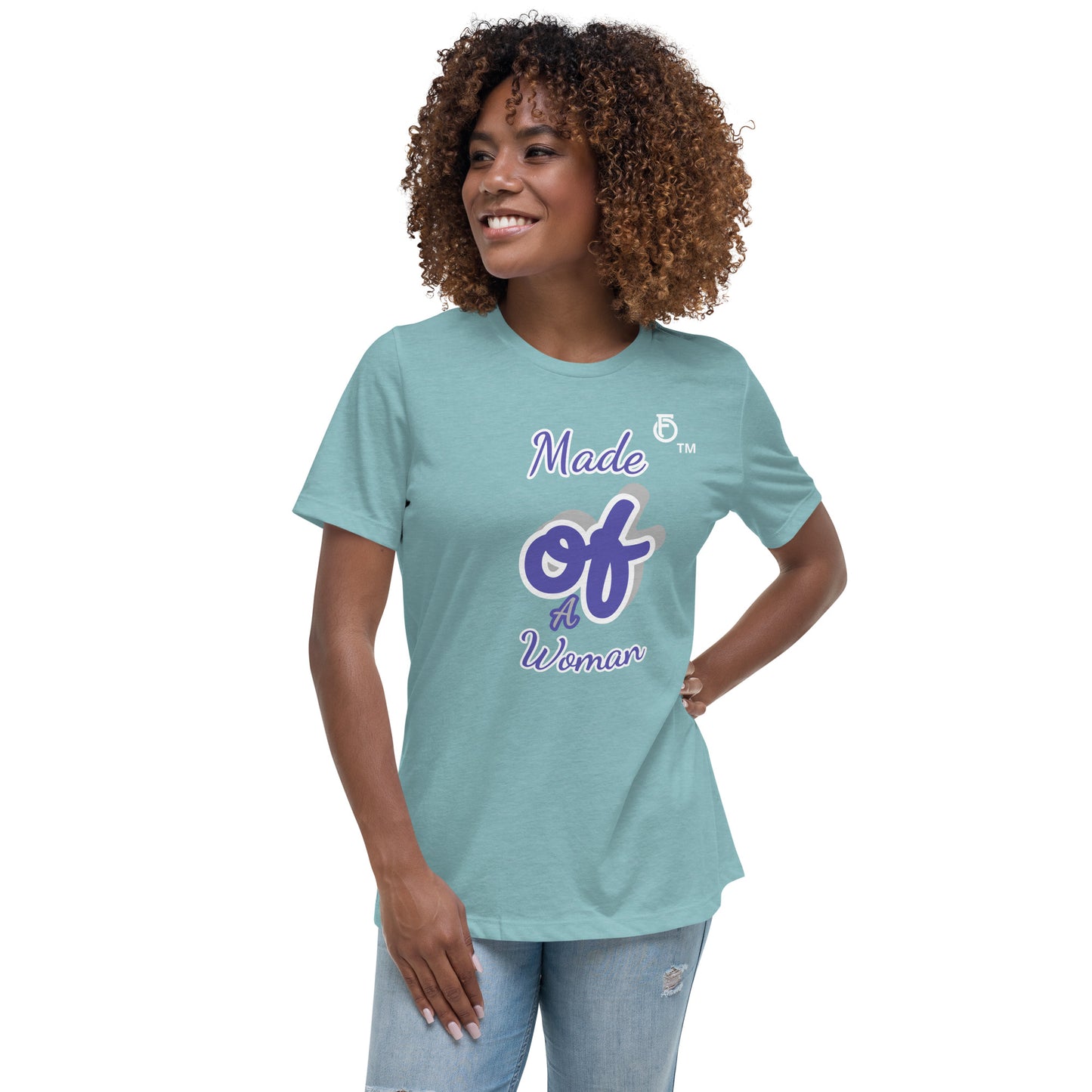 WOMEN Made "OF" a Woman [Galatians 4:4] Relaxed T-Shirt