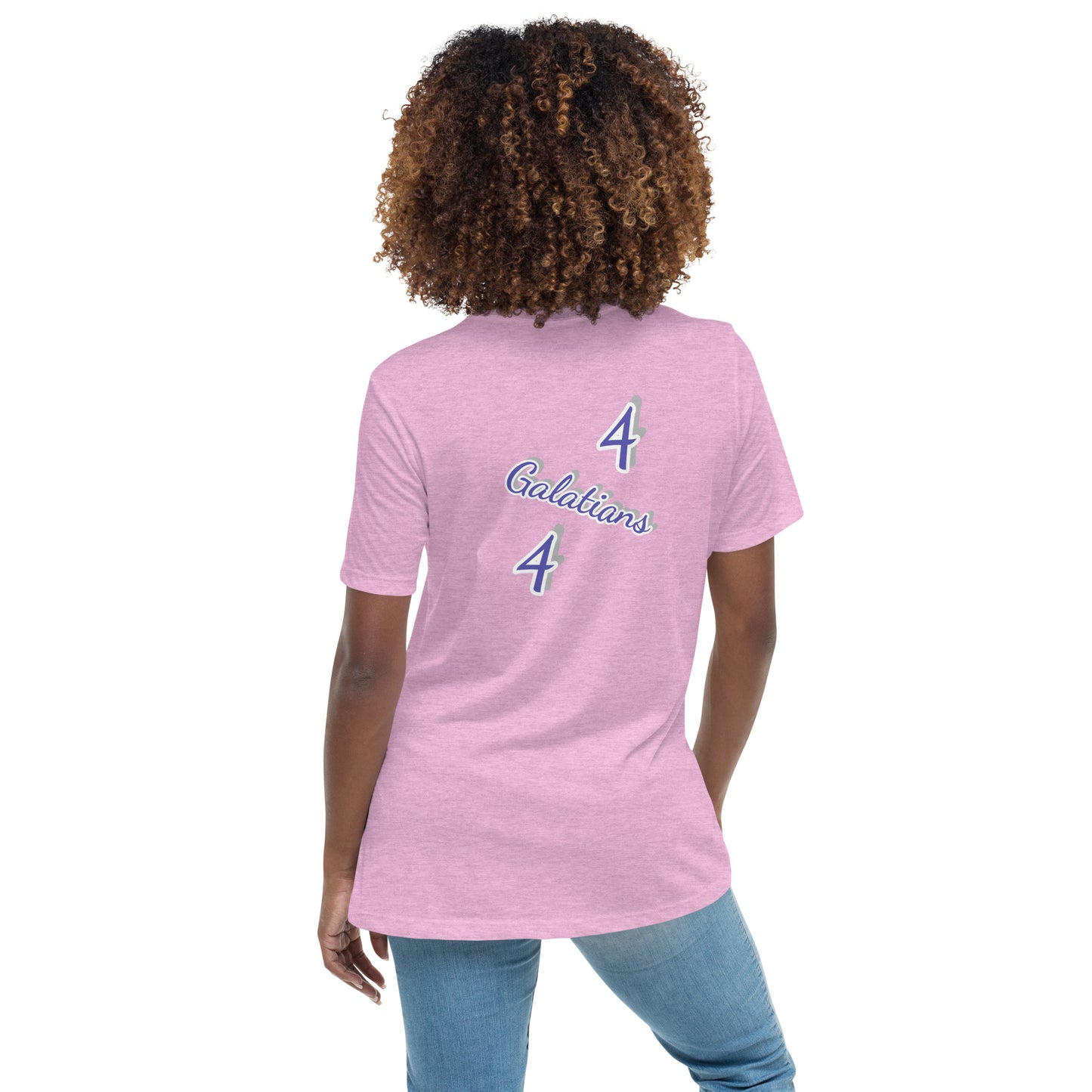 WOMEN Made "OF" a Woman [Galatians 4:4] Relaxed T-Shirt