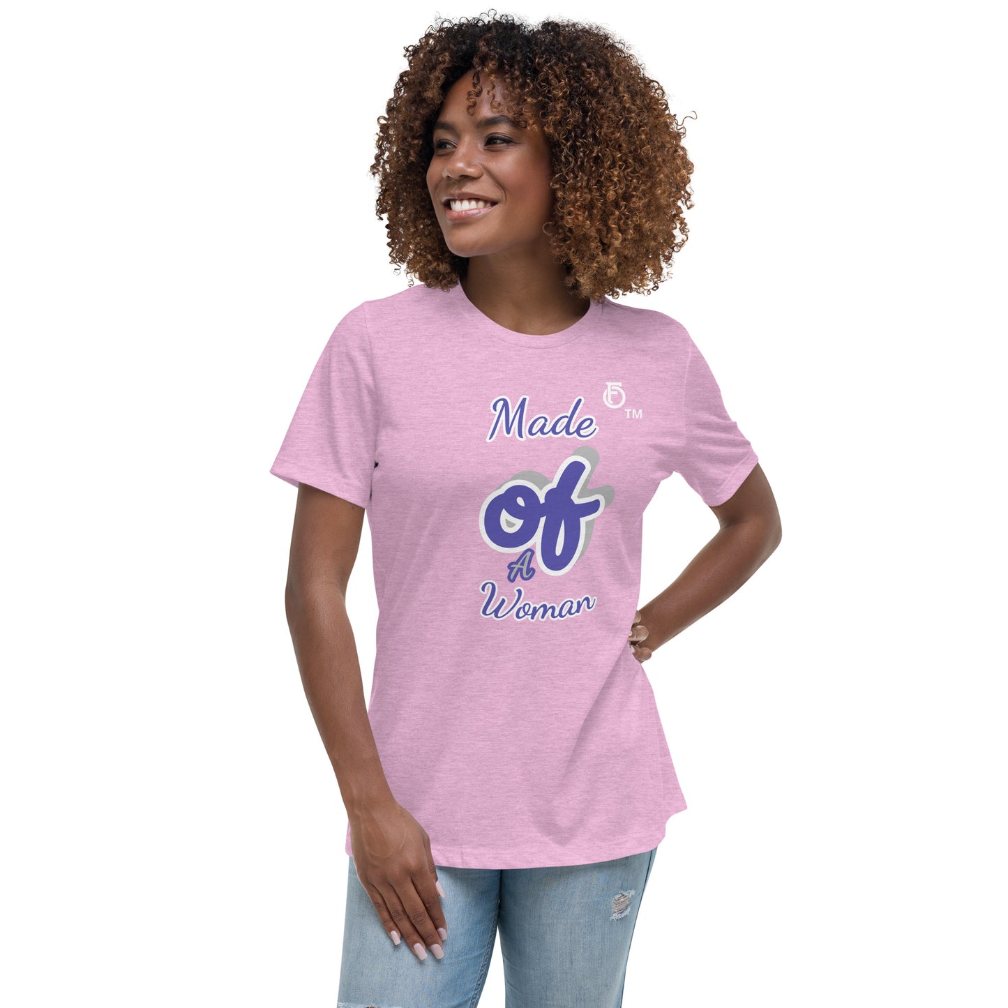 WOMEN Made "OF" a Woman [Galatians 4:4] Relaxed T-Shirt