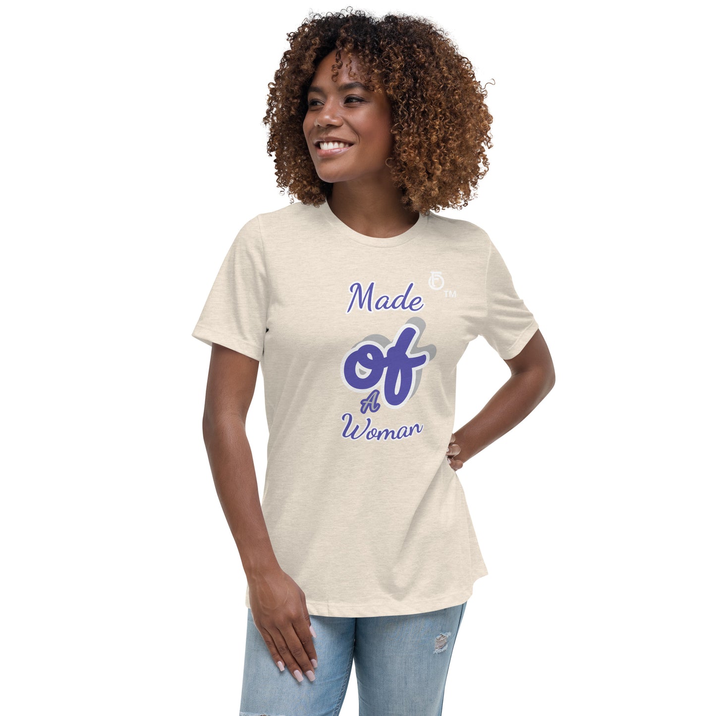 WOMEN Made "OF" a Woman [Galatians 4:4] Relaxed T-Shirt