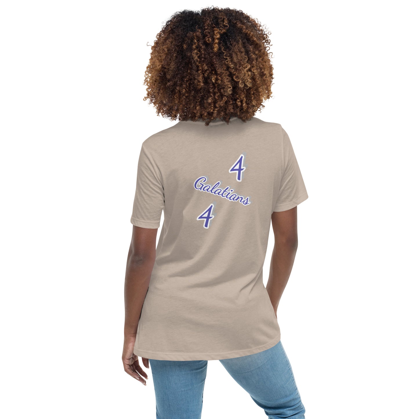 WOMEN Made "OF" a Woman [Galatians 4:4] Relaxed T-Shirt