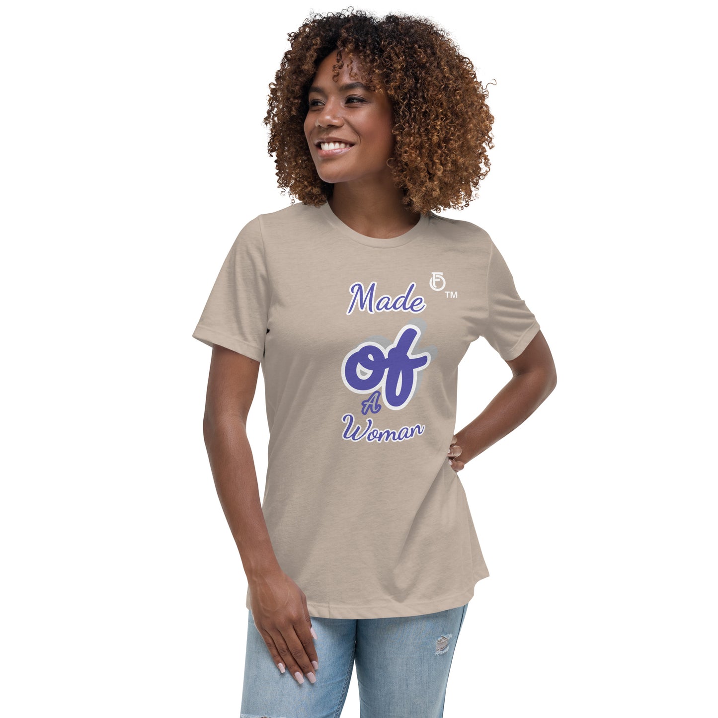 WOMEN Made "OF" a Woman [Galatians 4:4] Relaxed T-Shirt