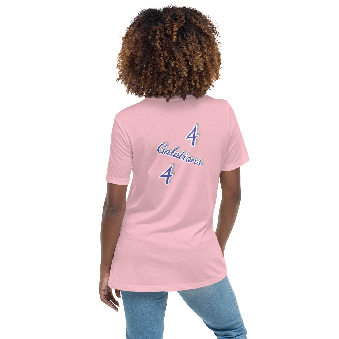 WOMEN Made "OF" a Woman [Galatians 4:4] Relaxed T-Shirt