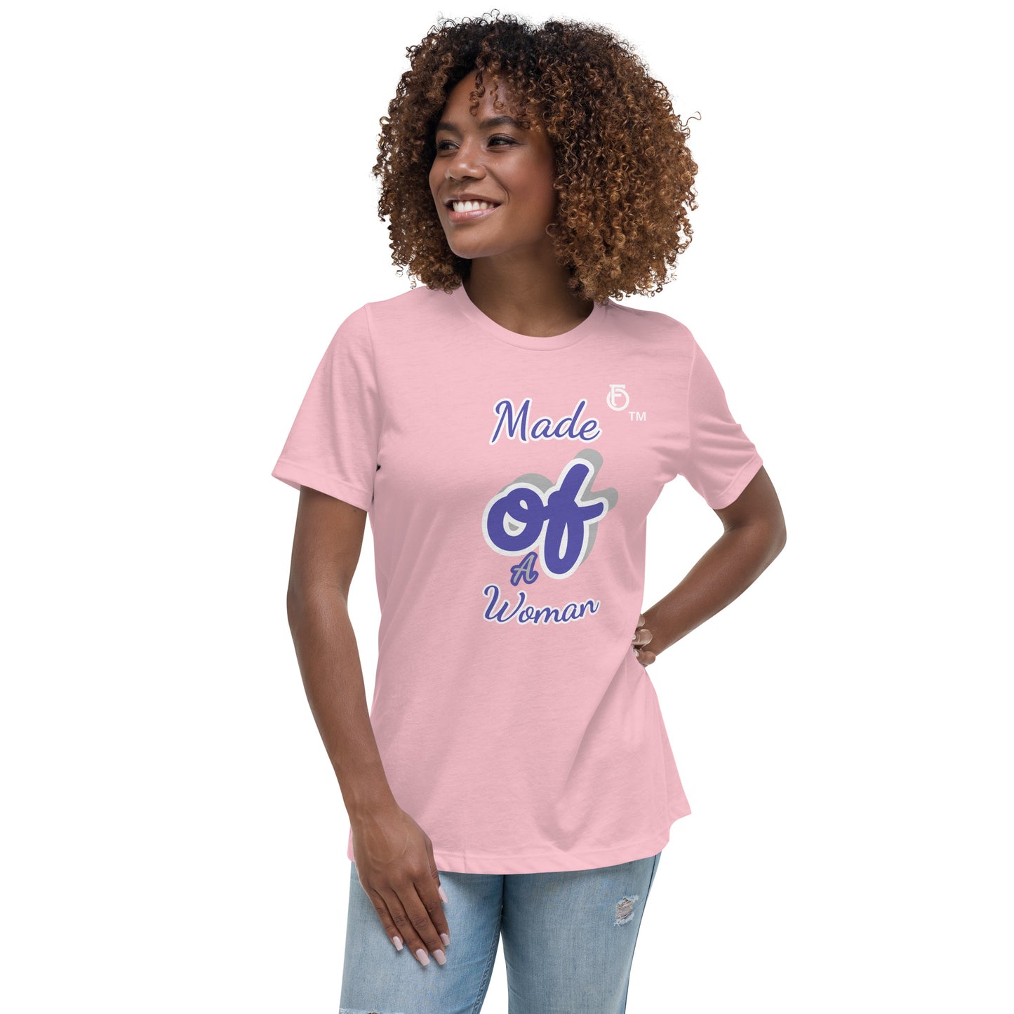 WOMEN Made "OF" a Woman [Galatians 4:4] Relaxed T-Shirt