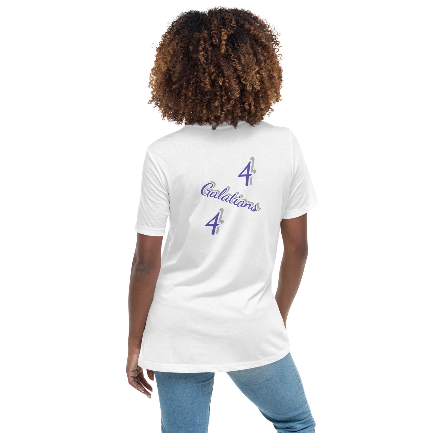 WOMEN Made "OF" a Woman [Galatians 4:4] Relaxed T-Shirt